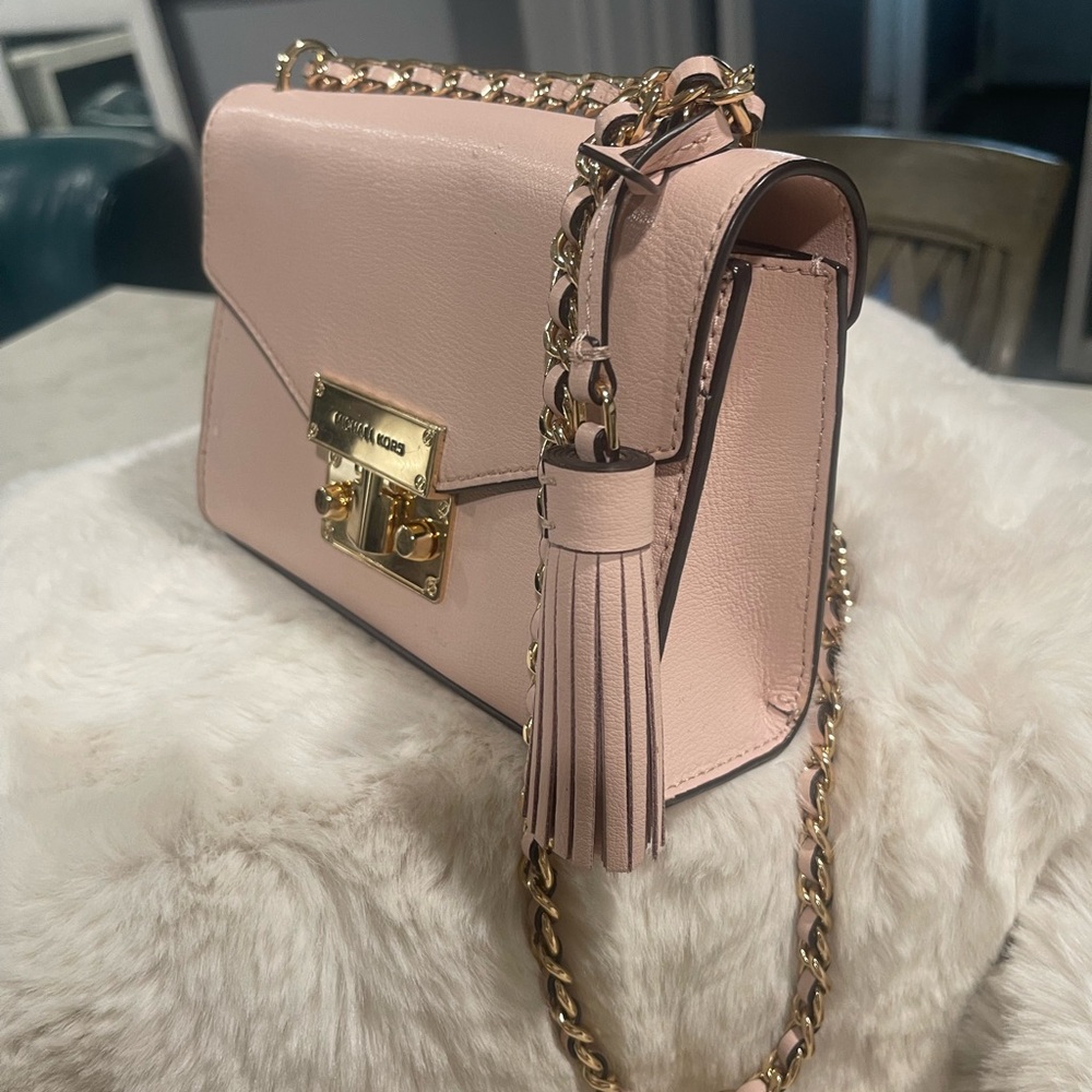 Michael Kors Pink Crossbody Bag with Tassel